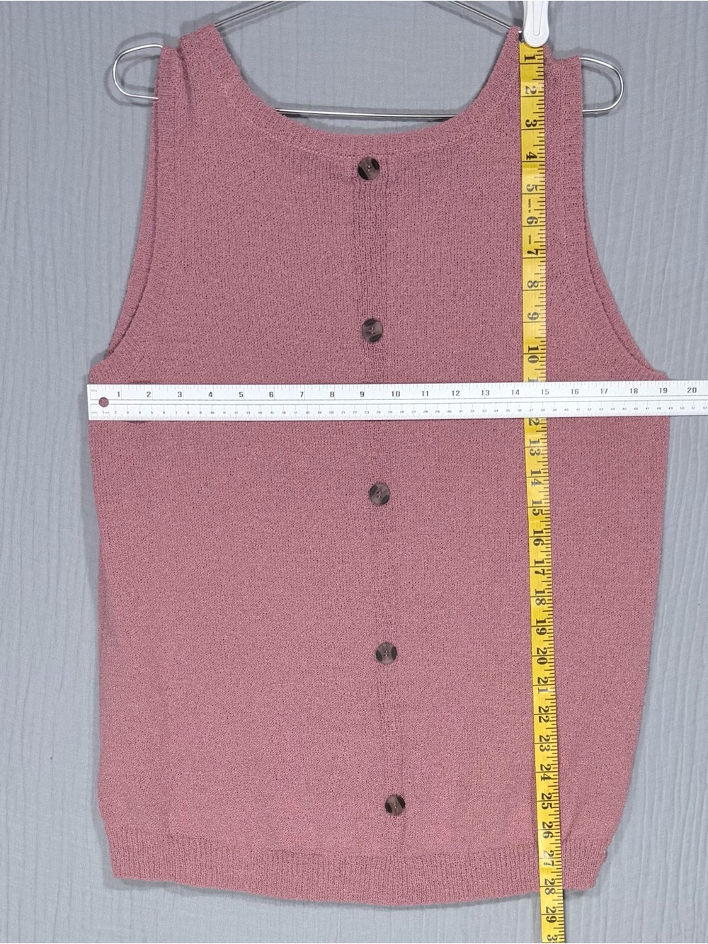 🎀NWOT | Perch | Slouchy TankTop | Button Back | Coastal Minimalist | Pocket | XL - Picture 4 of 6